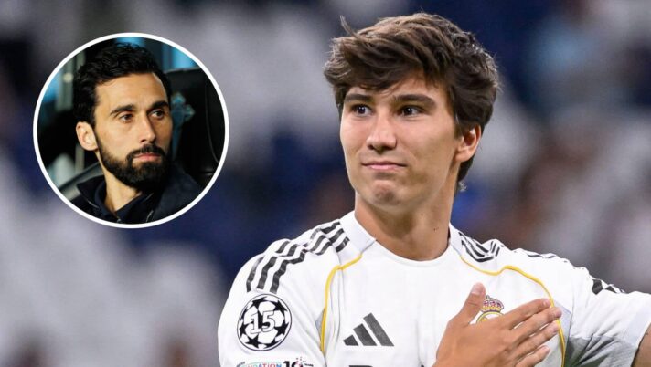 Real Madrid striker Gonzalo Garcia, Fulham manager Alvaro Arbeloa