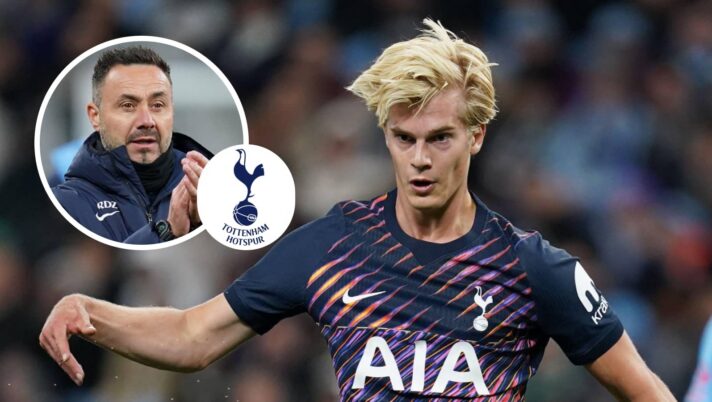 Lucas Bergvall, Roberto De Zerbi Tottenham