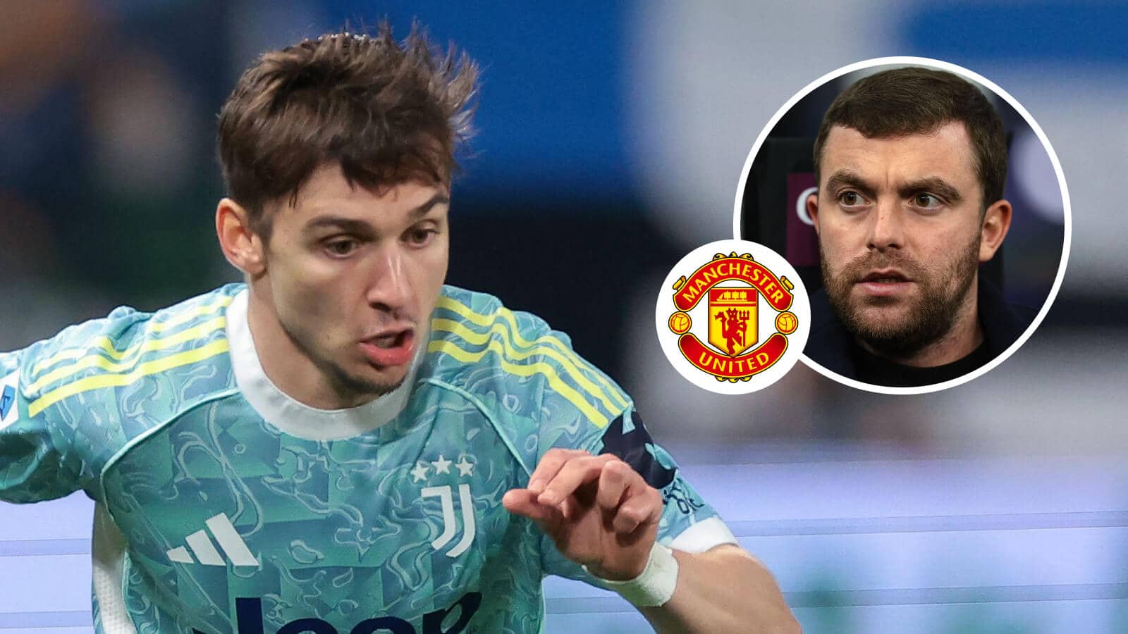 Juventus winger Francisco Conceicao, Manchester United and Fabrizio Romano - copyright TEAMtalk