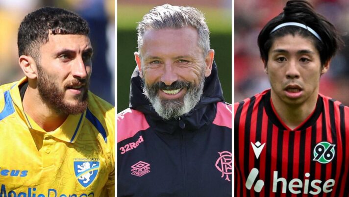 Fares Ghedjemis, Derek McInnes and Daisuke Yokota