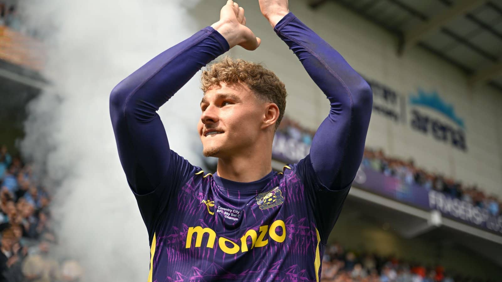 Coventry City goalkeeper Carl Rushworth, on loan from Brighton
