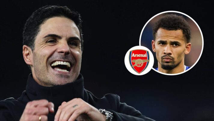 Arsenal manager Mikel Arteta, Everton winger Iliman Ndiaye