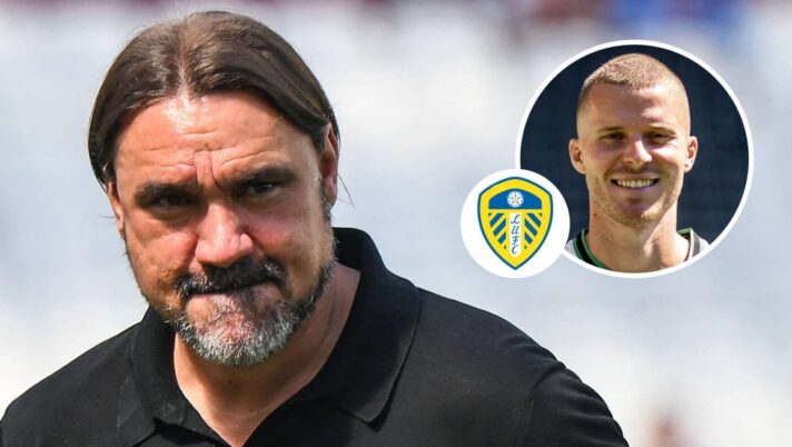 Leeds manager Daniel Farke has seen his side sign Nico Elvedi, inset
