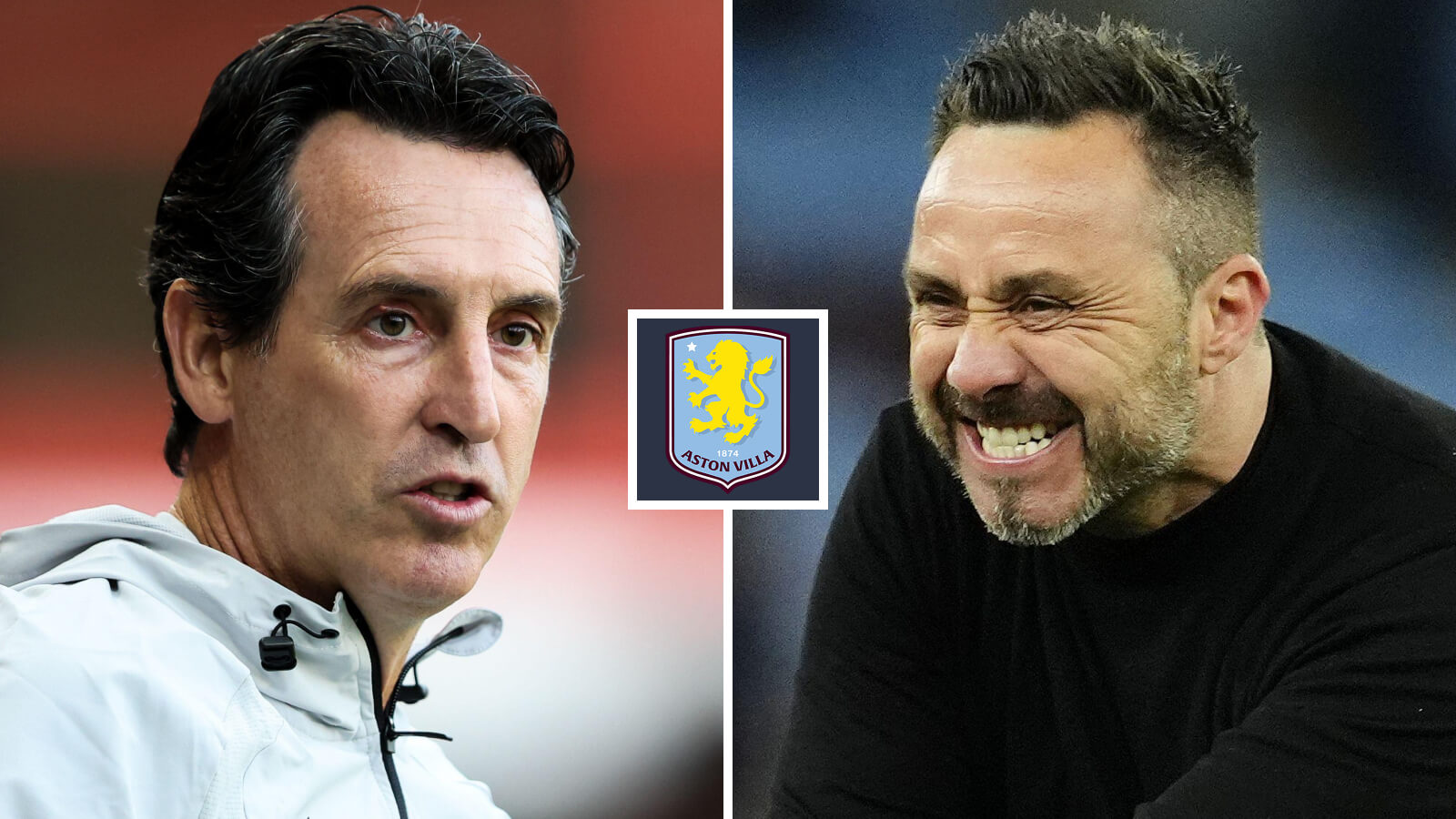 Unai Emery, Roberto De Zerbi, Aston Villa