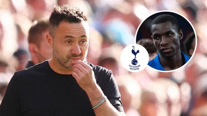 Roberto De Zerbi, Nicolas Jackson Tottenham hunt