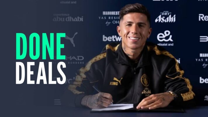 Done deals with an image of Enzo Fernandez