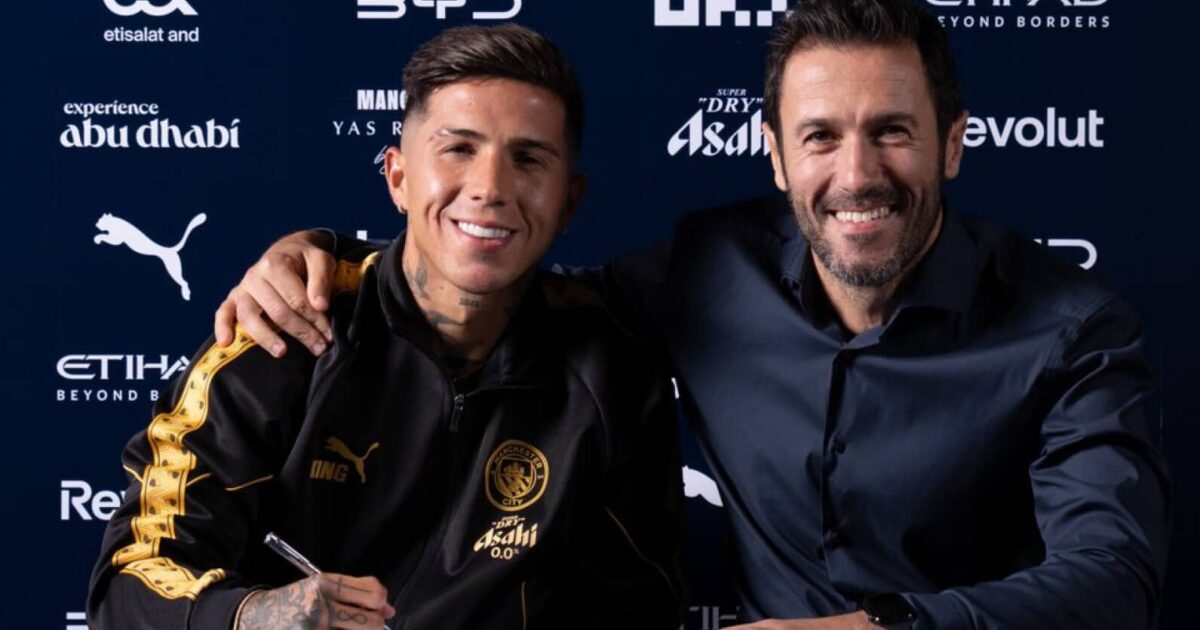Enzo Fernandez seals record-equalling £125m move to Man City after writing  emotional Chelsea send-