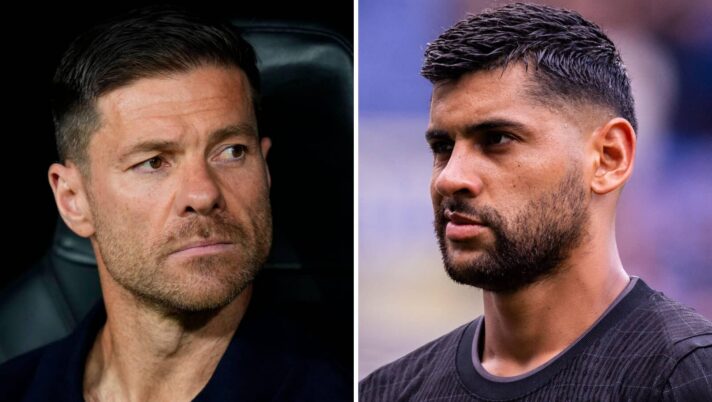 Xabi Alonso and former Tottenham star Cristian Romero