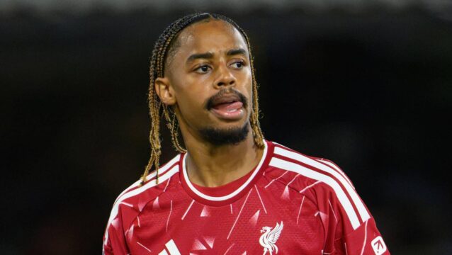 Bradley Barcola made his Liverpool debut at Ipswich