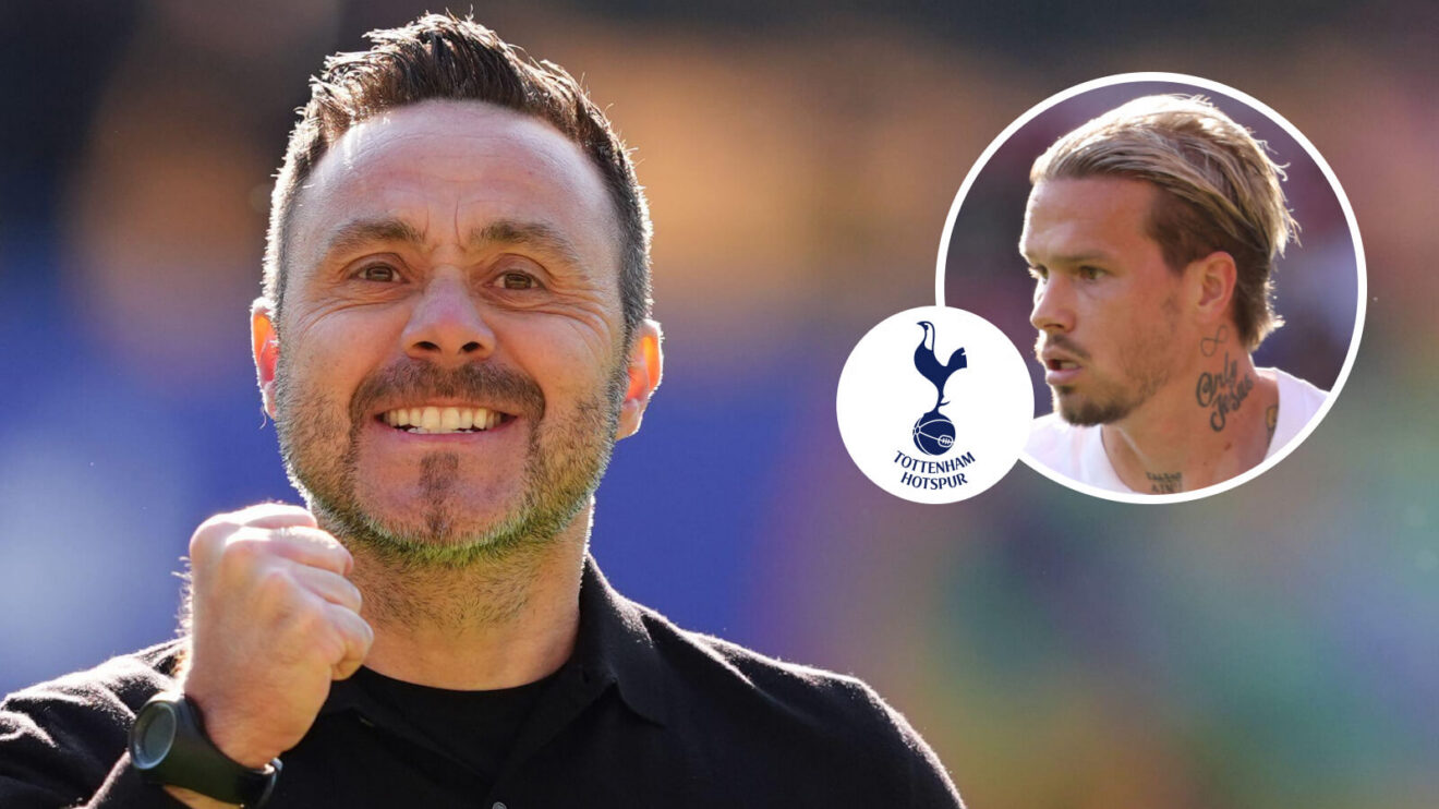 Mykhailo Mudryk, Roberto De Zerbi, Tottenham