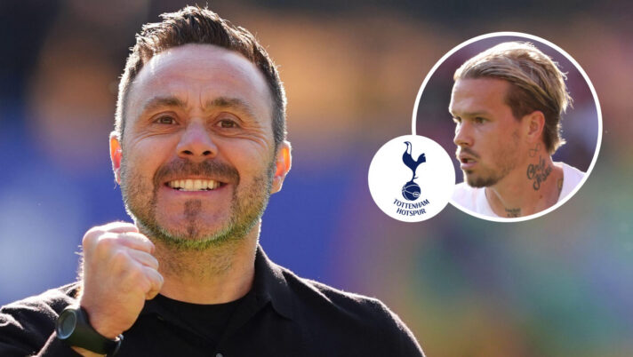 Mykhailo Mudryk, Roberto De Zerbi, Tottenham