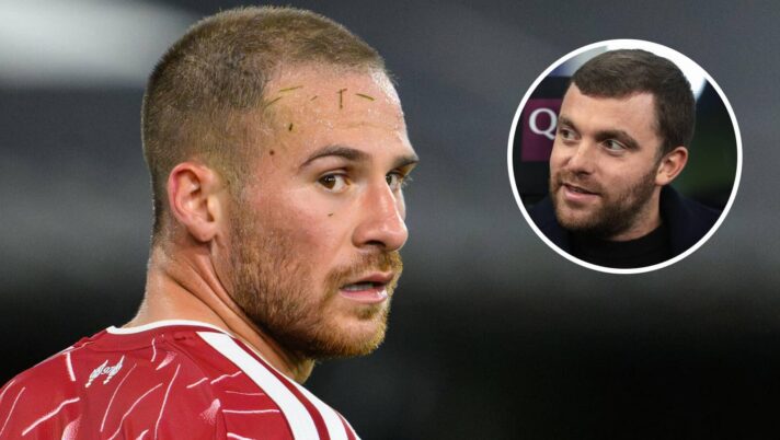 Fabrizio Romano, inset, has told Alexis Mac Allister what to expect on his Liverpool future