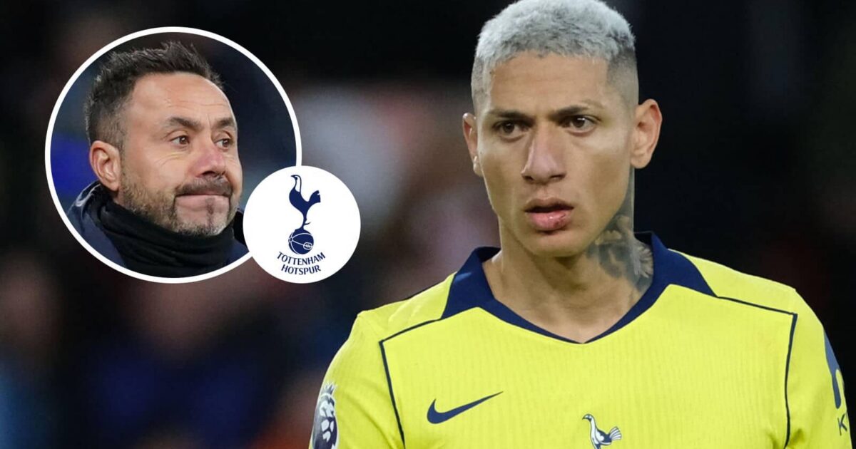 Richarlison launches Tottenham contract fight amid desperate new push to ESCAPE De Zerbi nightmare - LiveScore