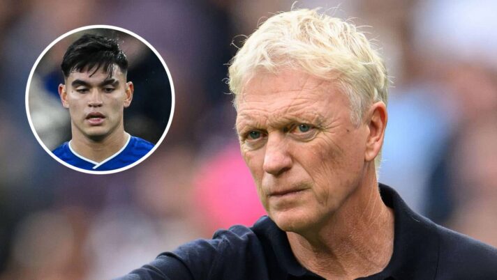 David Moyes and Everton star Charly Alcaraz