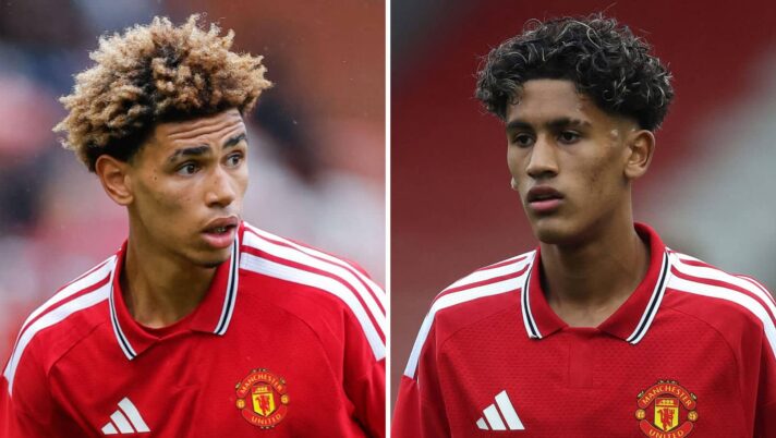 Man Utd duo Noah Ajayi and JJ Gabriel