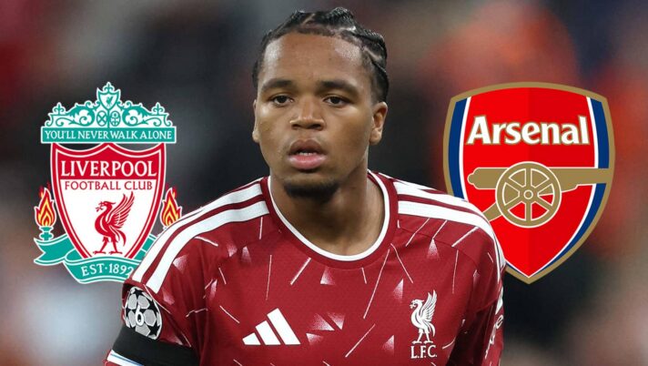 Liverpool badge, Rio Ngumoha and Arsenal badge - copyright TEAMtalk