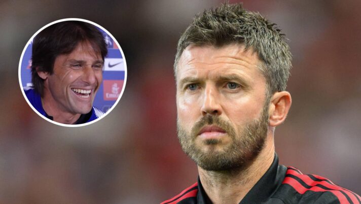 Michael Carrick and Antonio Conte