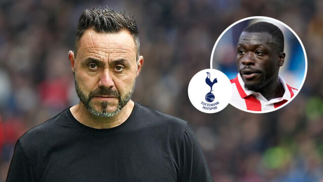 Roberto De Zerbi, Brian Brobbey, Tottenham