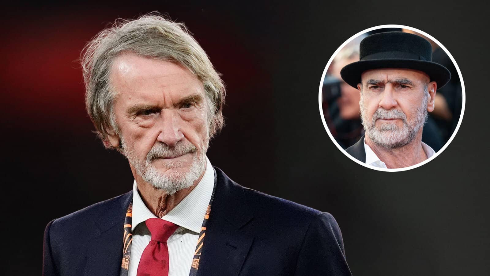 Man Utd co-owner Sir Jim Ratcliffe, club icon Eric Cantona