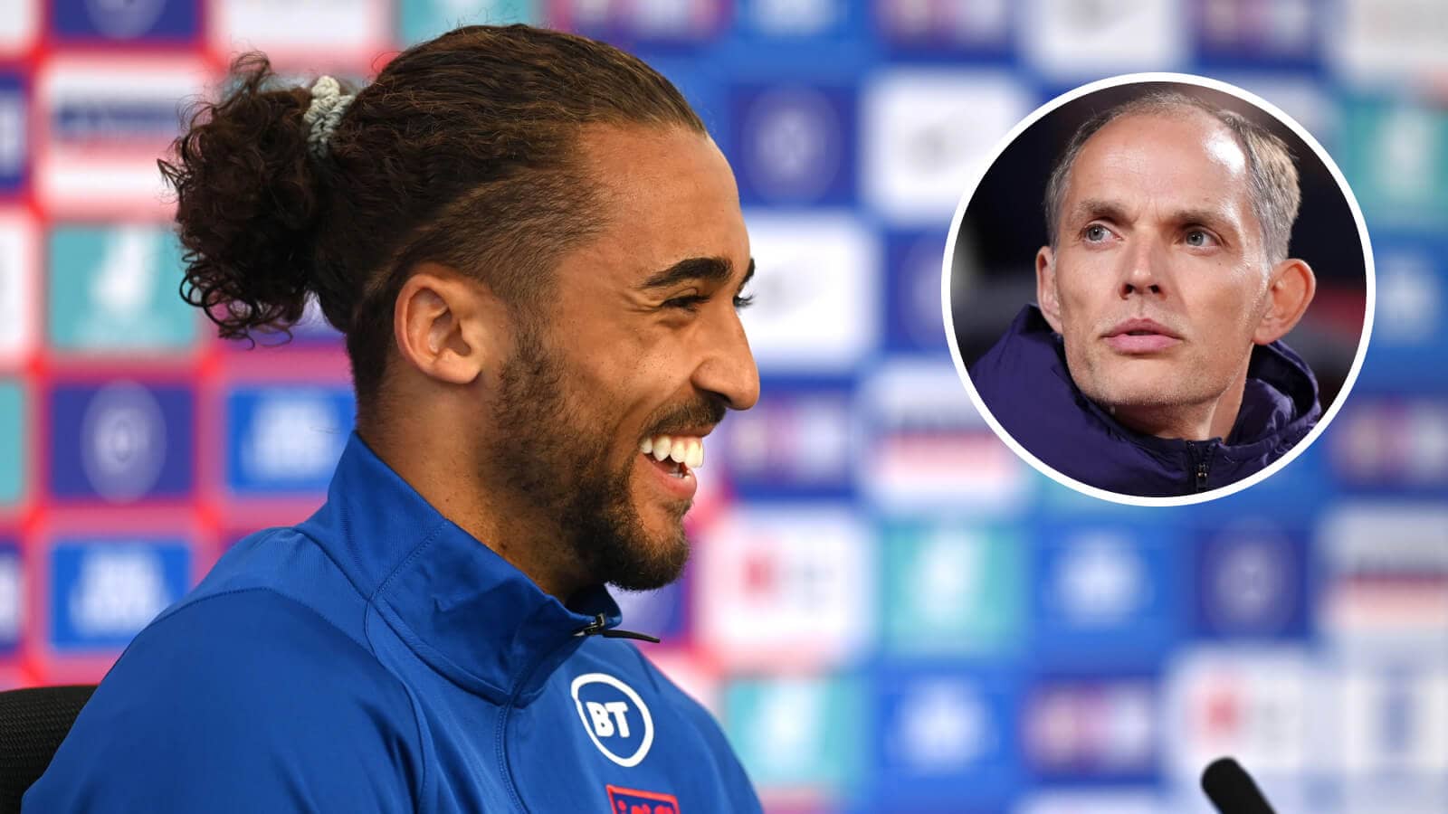 Leeds striker Dominic Calvert-Lewin has been recalled to the England squad by Thomas Tuchel, inset