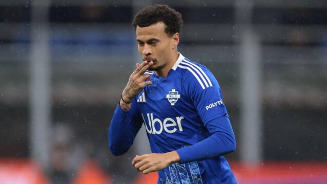 Dele Alli playing for Como