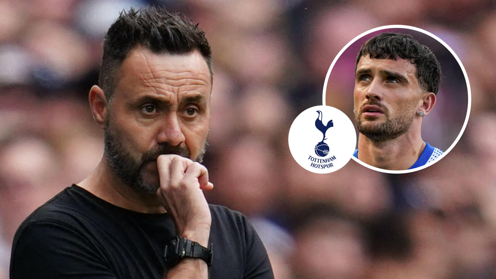 Roberto De Zerbi, Troy Parrott, Tottenham