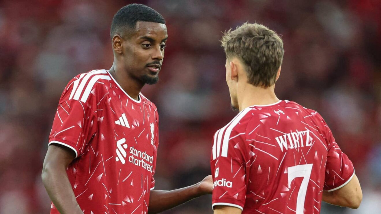 Liverpool stars Alexander Isak and Florian Wirtz - copyright TEAMtalk