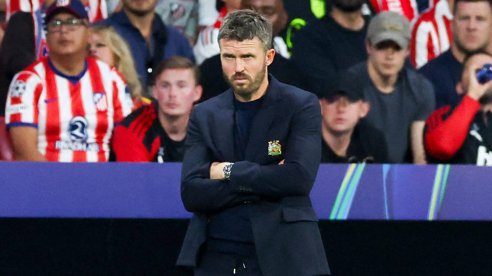Michael Carrick Man Utd at Atletico Madrid