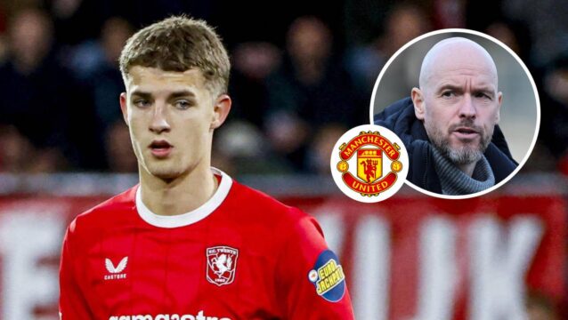 Ruud Nijstad, Erik ten Hag with Man Utd badge