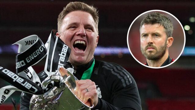 Eddie Howe and Michael Carrick