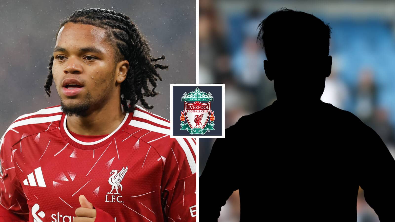 Liverpool winger Rio Ngumoha, silhouette player